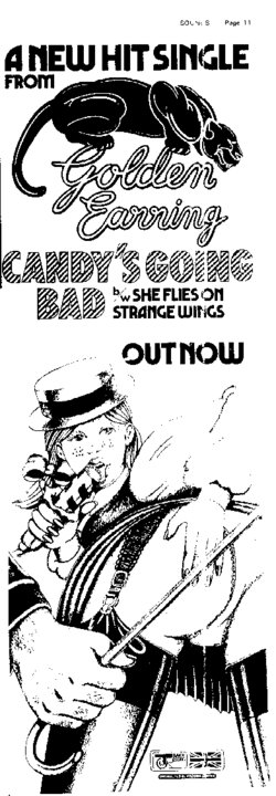 1973 Candy's Going Bad single promotion UK